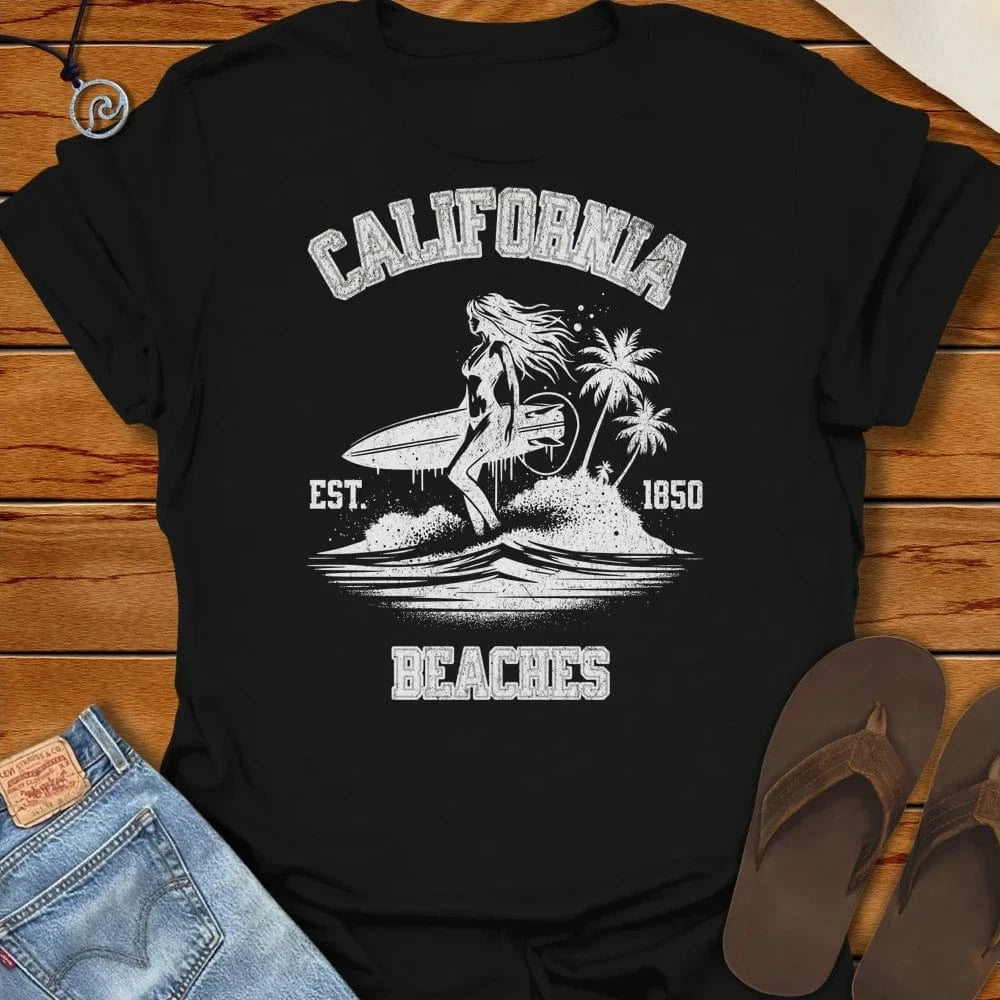 1850 Tee Black by Salty By Choice® We love the beach ocean and anything around water.