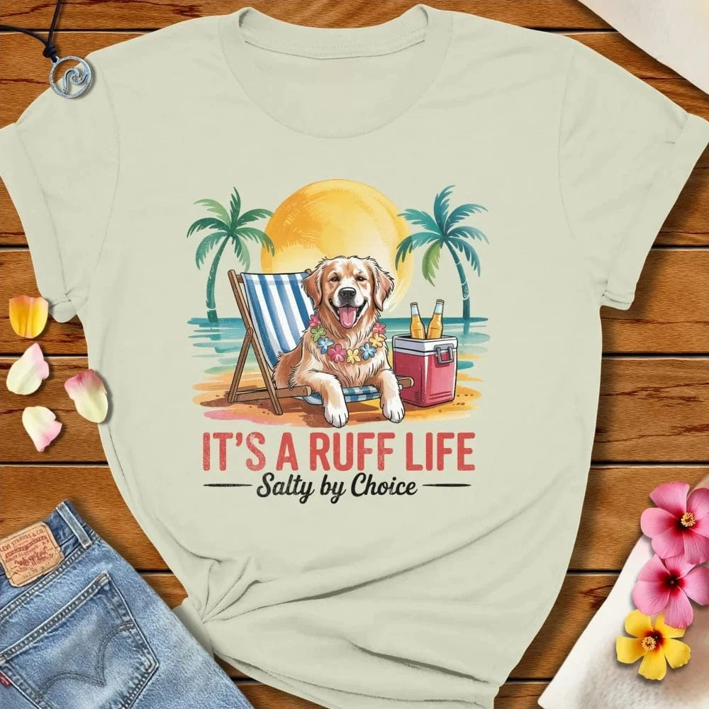 Ruff Life Tee Citron by Salty By Choice® We love the beach ocean and anything around water.