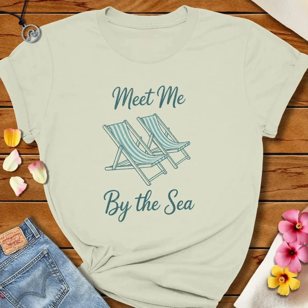Meet Me By The Sea Tee Citron by Salty By Choice® We love the beach ocean and anything around water.