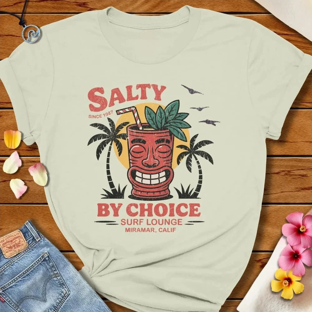 Surf Lounge Tee Citron by Salty By Choice® We love the beach ocean and anything around water.