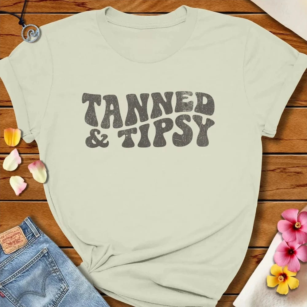 Tanned Tipsy Tee Citron by Salty By Choice® We love the beach ocean and anything around water.
