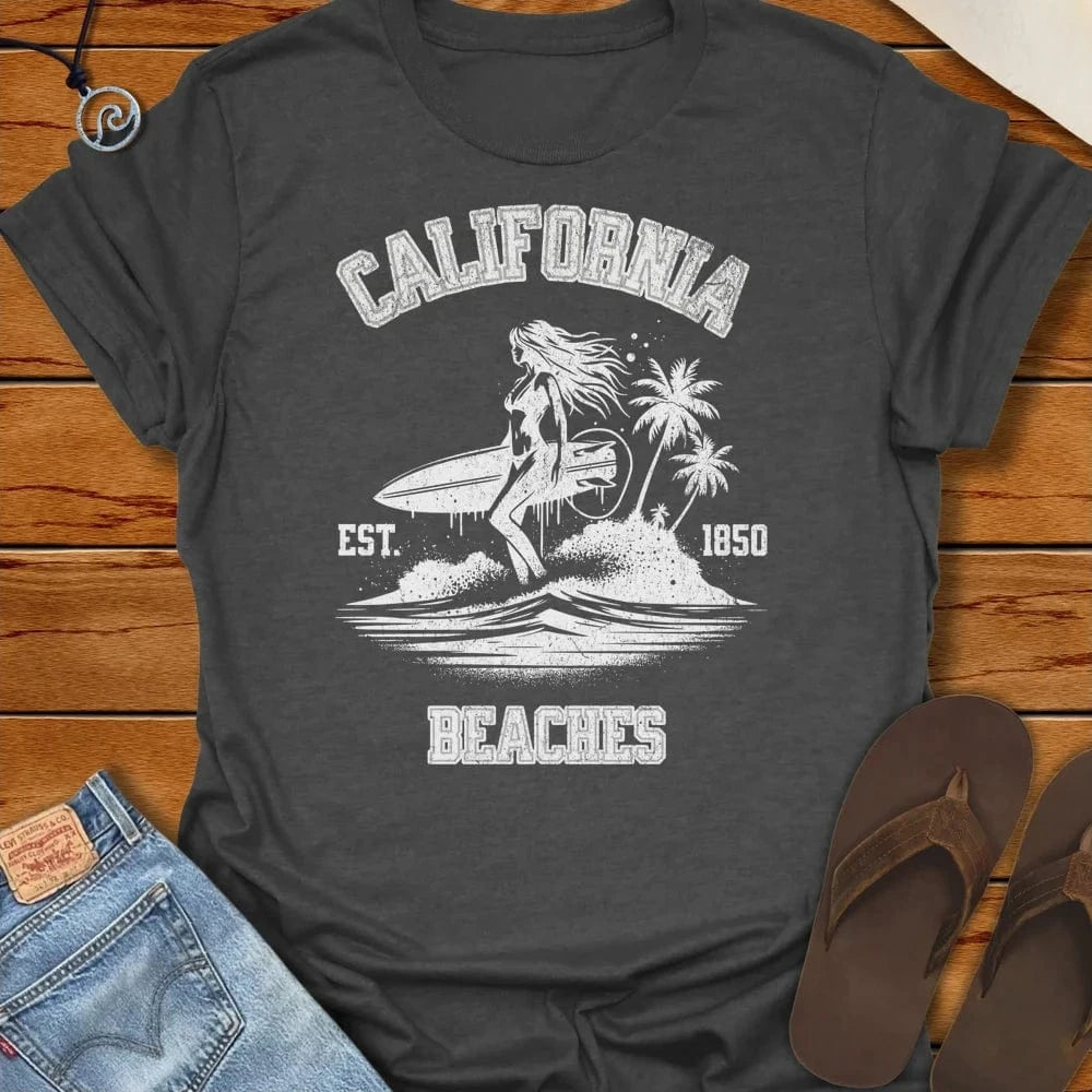 1850 Tee Dark Heather by Salty By Choice® We love the beach ocean and anything around water.