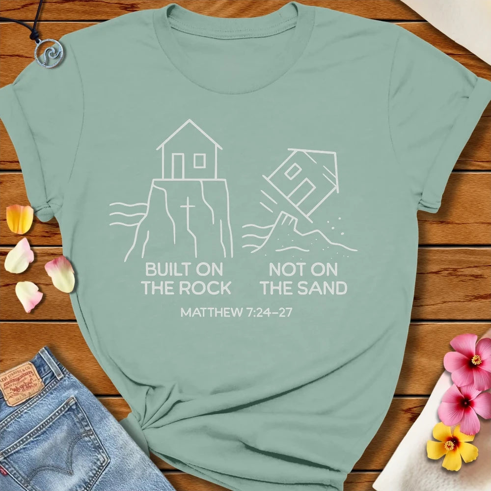 The Rock Tee Dusty Blue by Salty By Choice™ We love the beach ocean and anything around water.