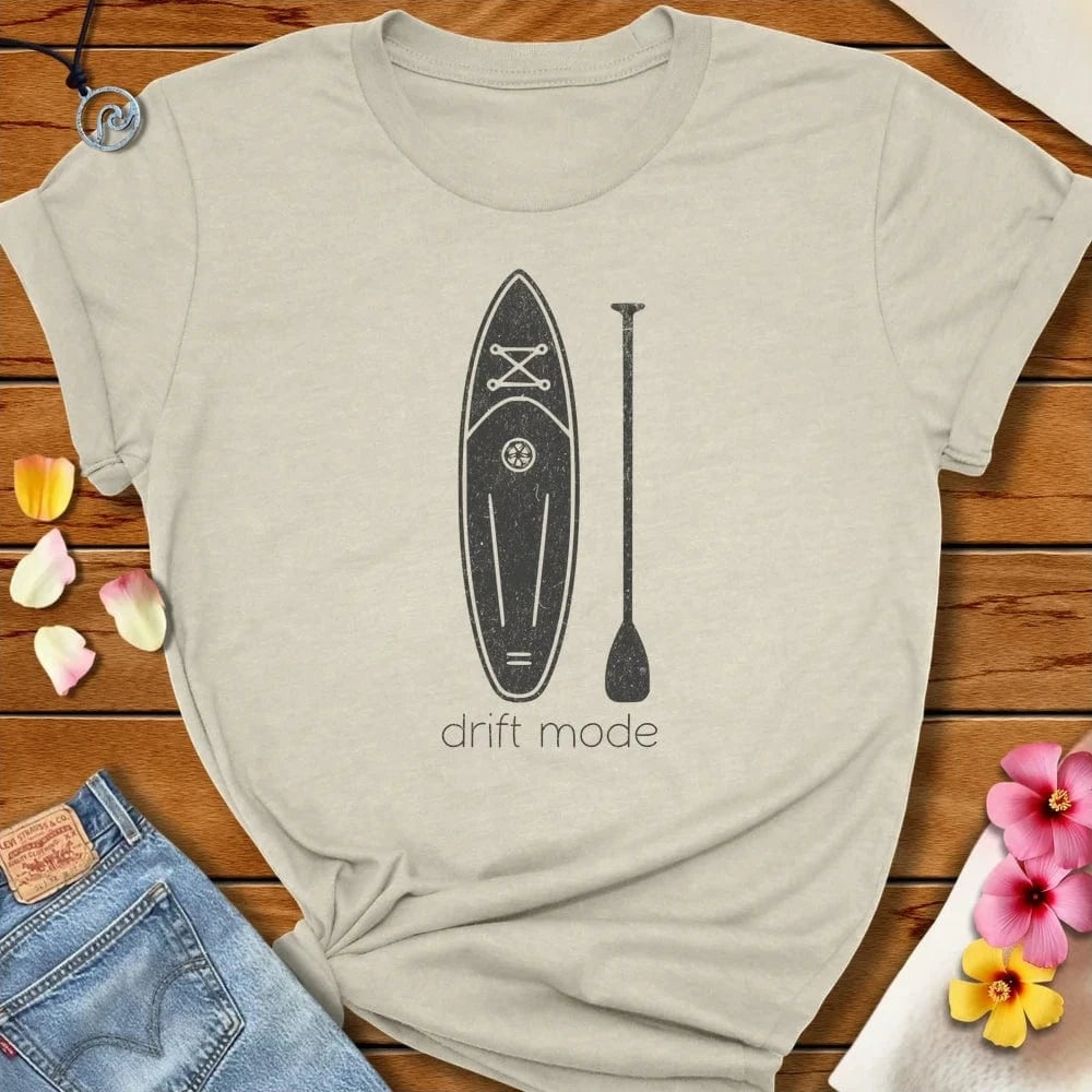 Sup Drift Mode Tee Heather Prism Natural by Salty By Choice® We love the beach ocean and anything around water.