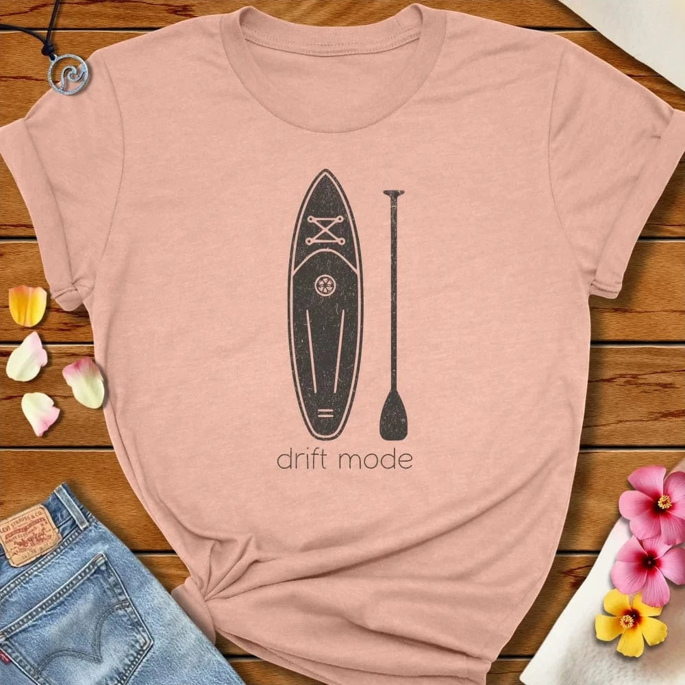 Sup Drift Mode Tee Heather Prism Peach by Salty By Choice® We love the beach ocean and anything around water.