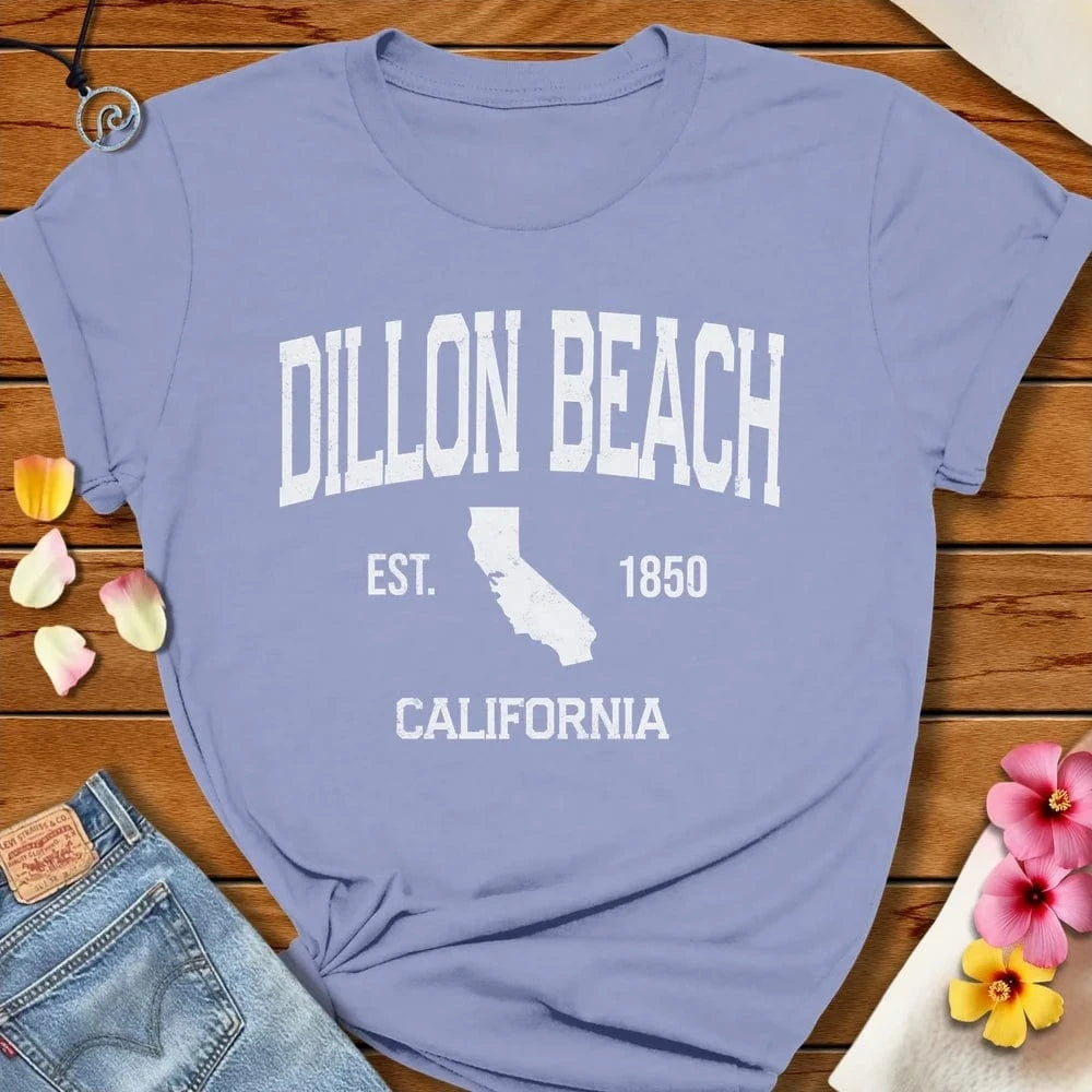 Dillon Beach Tee Lavender Blue by Salty By Choice® We love the beach ocean and anything around water.