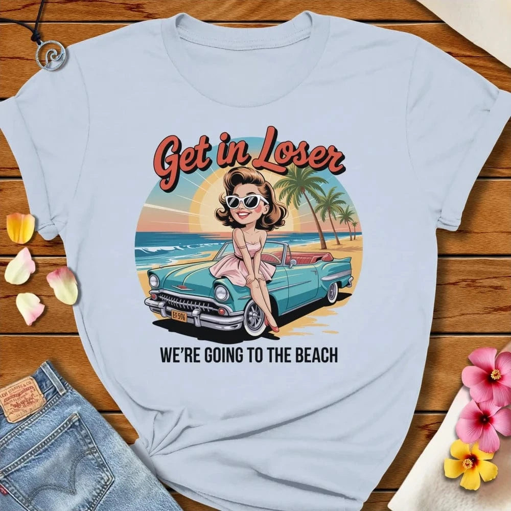 Get In Tee Light Blue by Salty By Choice® We love the beach ocean and anything around water.