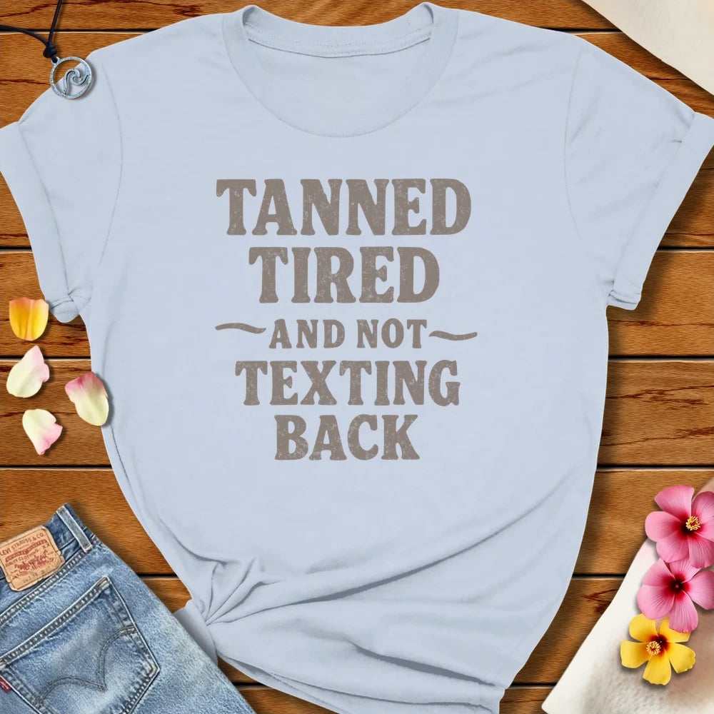 3 T S Tee Light Blue by Salty By Choice® We love the beach ocean and anything around water.