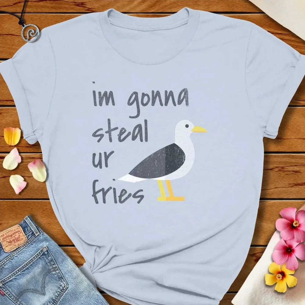 Salty Fry Steeler Tee Light Blue by Salty By Choice® We love the beach ocean and anything around water.