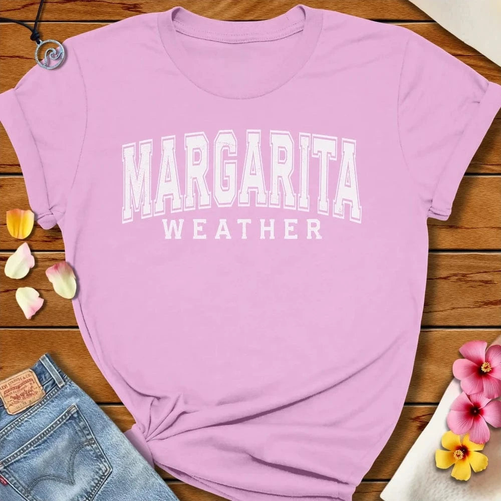 Margarita Weather Tee Lilac by Salty By Choice® We love the beach ocean and anything around water.