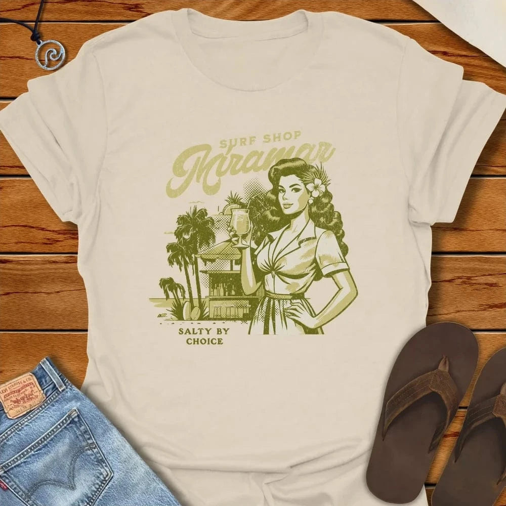 Sweet Paradise Tee Natural by Salty By Choice® We love the beach ocean and anything around water.