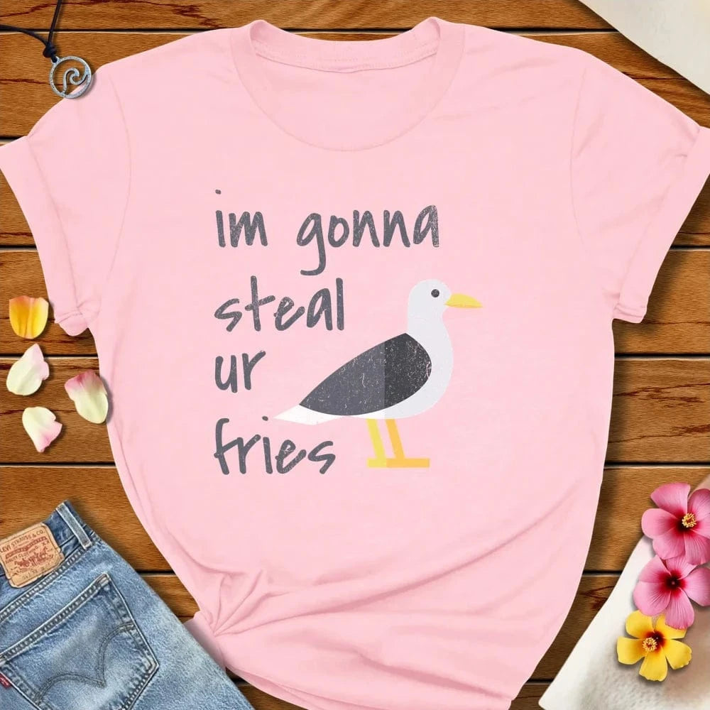 Salty Fry Steeler Tee Soft Pink by Salty By Choice® We love the beach ocean and anything around water.
