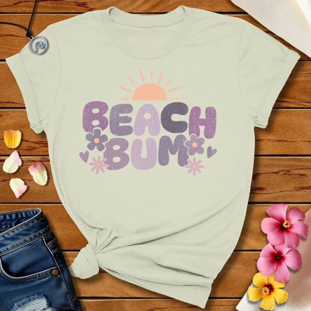 Beach Bum Tee Citron by Salty By Choice® We love the beach ocean and anything around water.