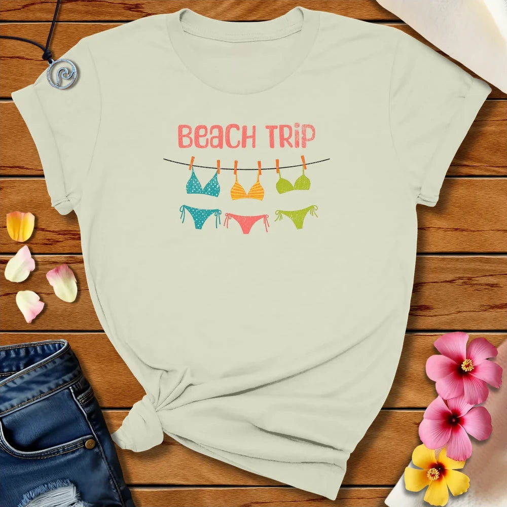Beach Trip Tee Citron by Salty By Choice™ We love the ocean and Christian apparel