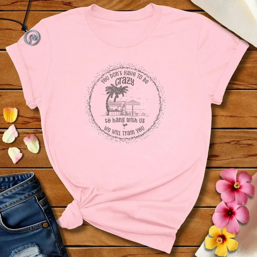 Crazy Hang Tee Soft Pink by Salty By Choice® We love the beach ocean and anything around water.