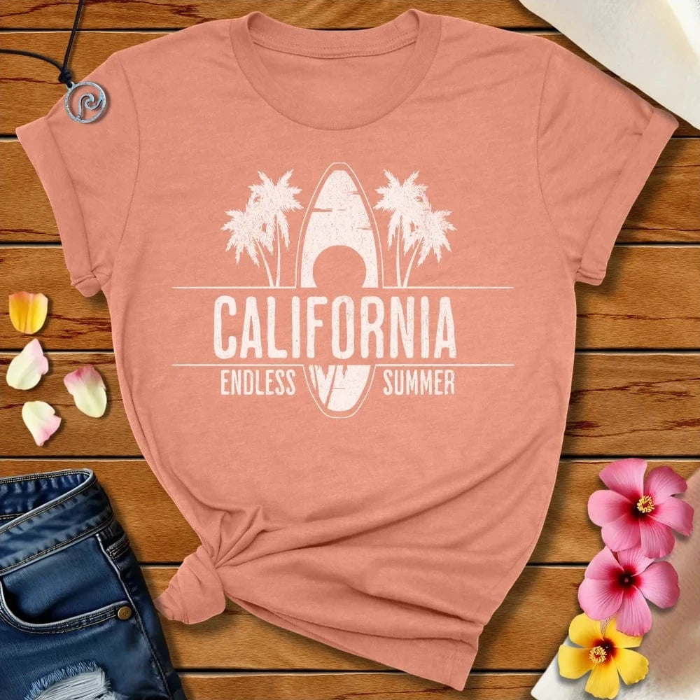 Endless Summer Tee Heather Prism Sunset by Salty By Choice® We love the beach ocean and anything around water.