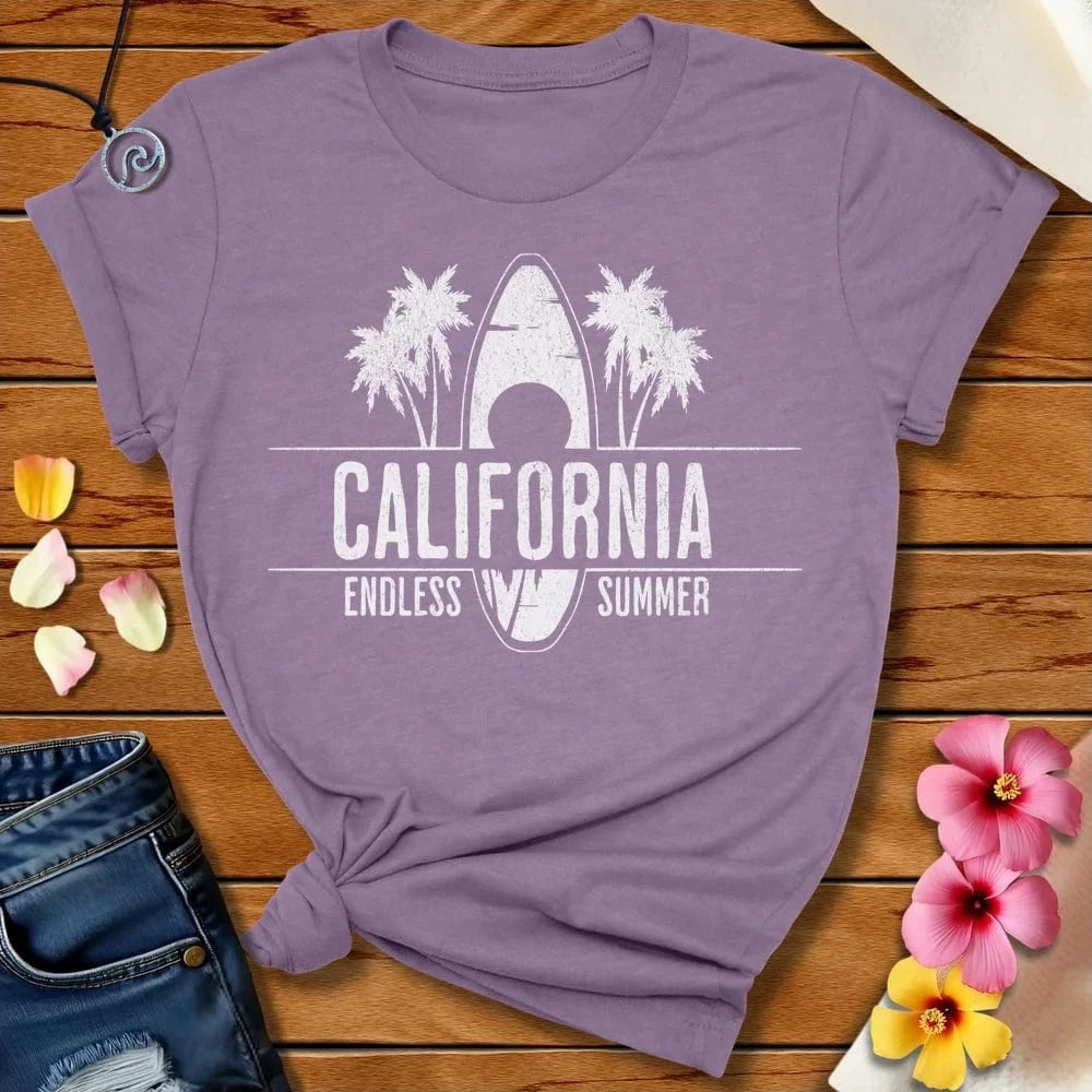 Endless Summer Tee Heather Purple by Salty By Choice® We love the beach ocean and anything around water.