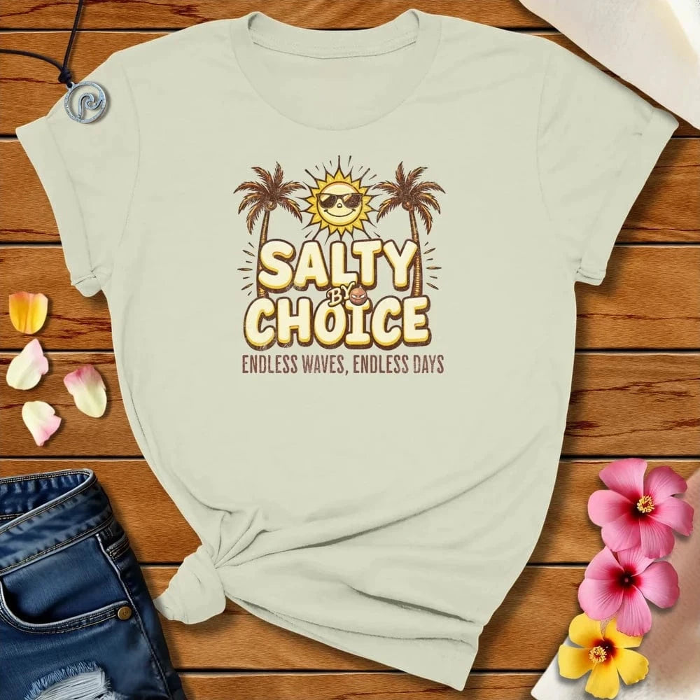 Endless Waves Tee Citron by Salty By Choice® We love the beach ocean and anything around water.