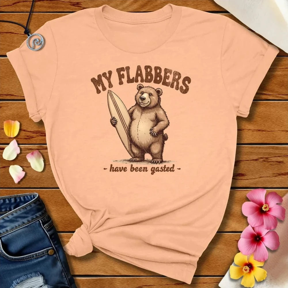 Flabbergasted Tee Peach by Salty By Choice® We love the beach ocean and anything around water.
