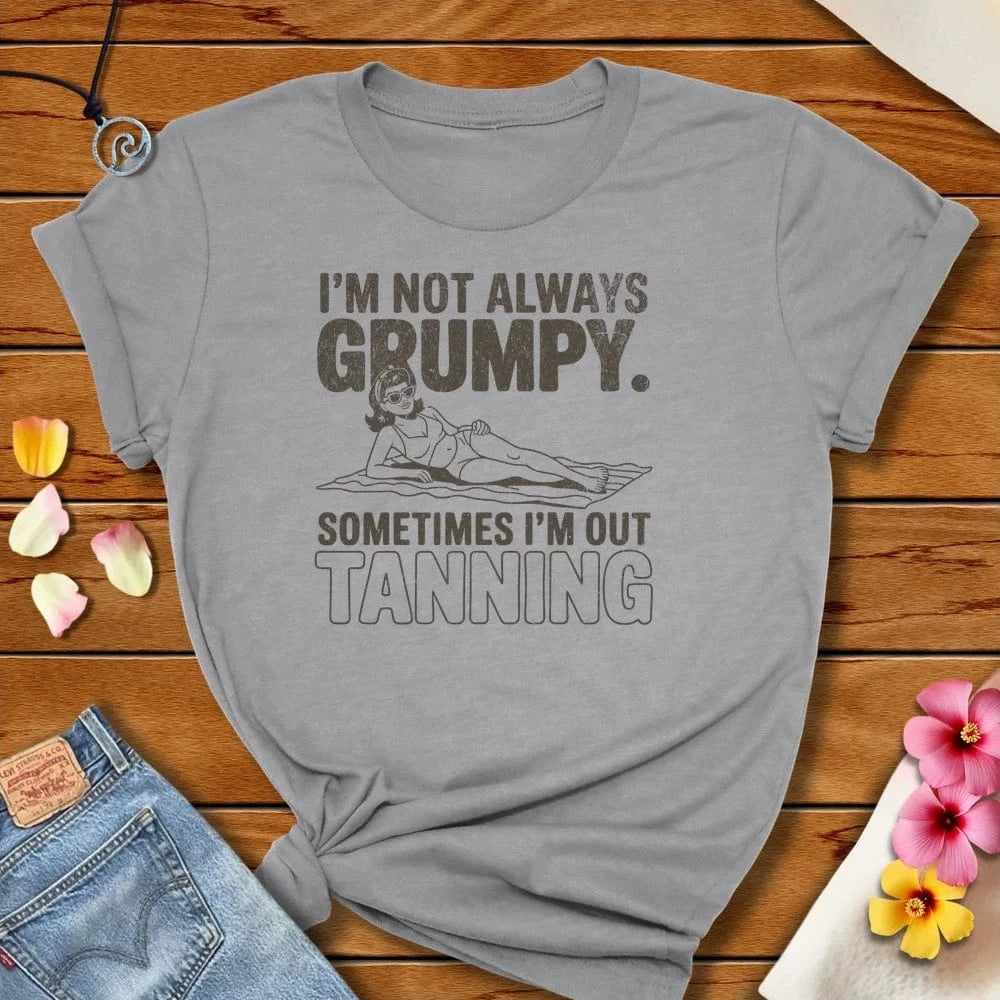 Grumpy Tee Athletic Heather by Salty By Choice™ We love the beach ocean and anything around water.