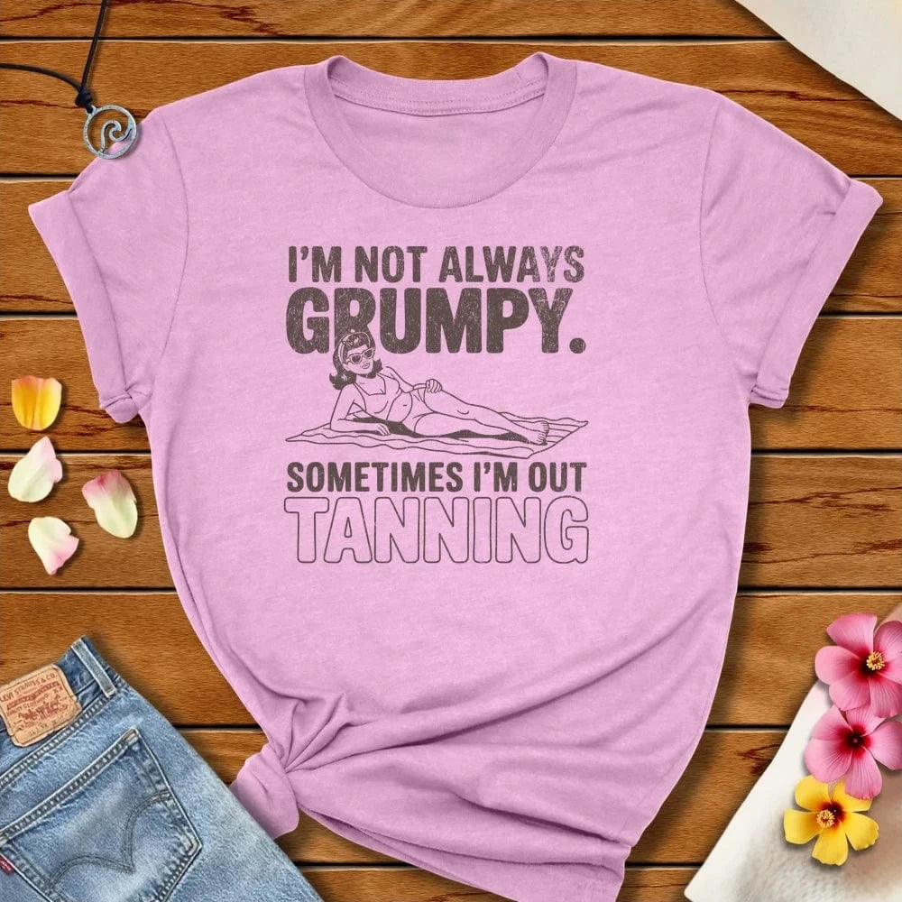 Grumpy Tee Heather Prism Lilac by Salty By Choice™ We love the beach ocean and anything around water.