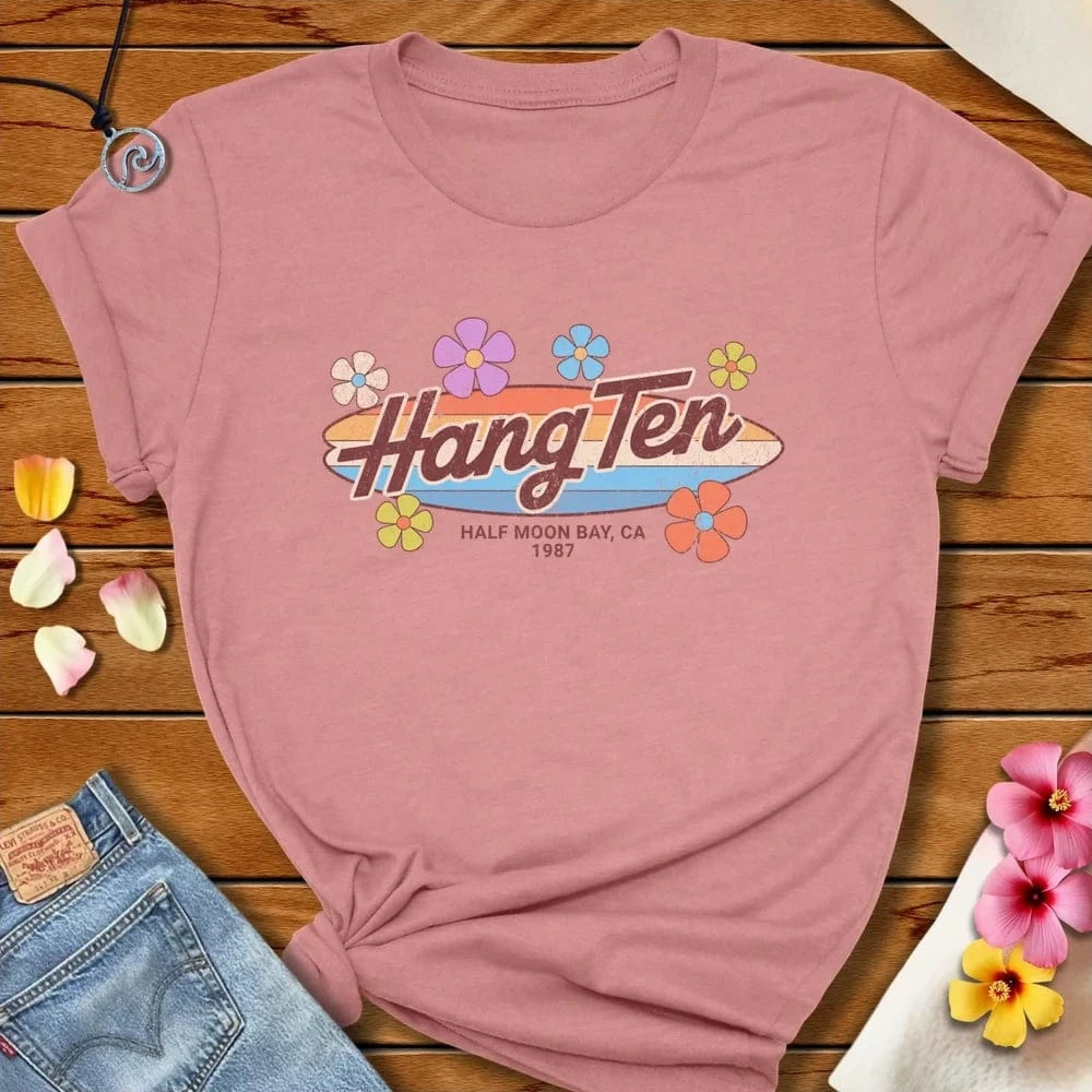 Hang Ten Hmb Tee Heather Mauve by Salty By Choice™ We love the beach ocean and anything around water.