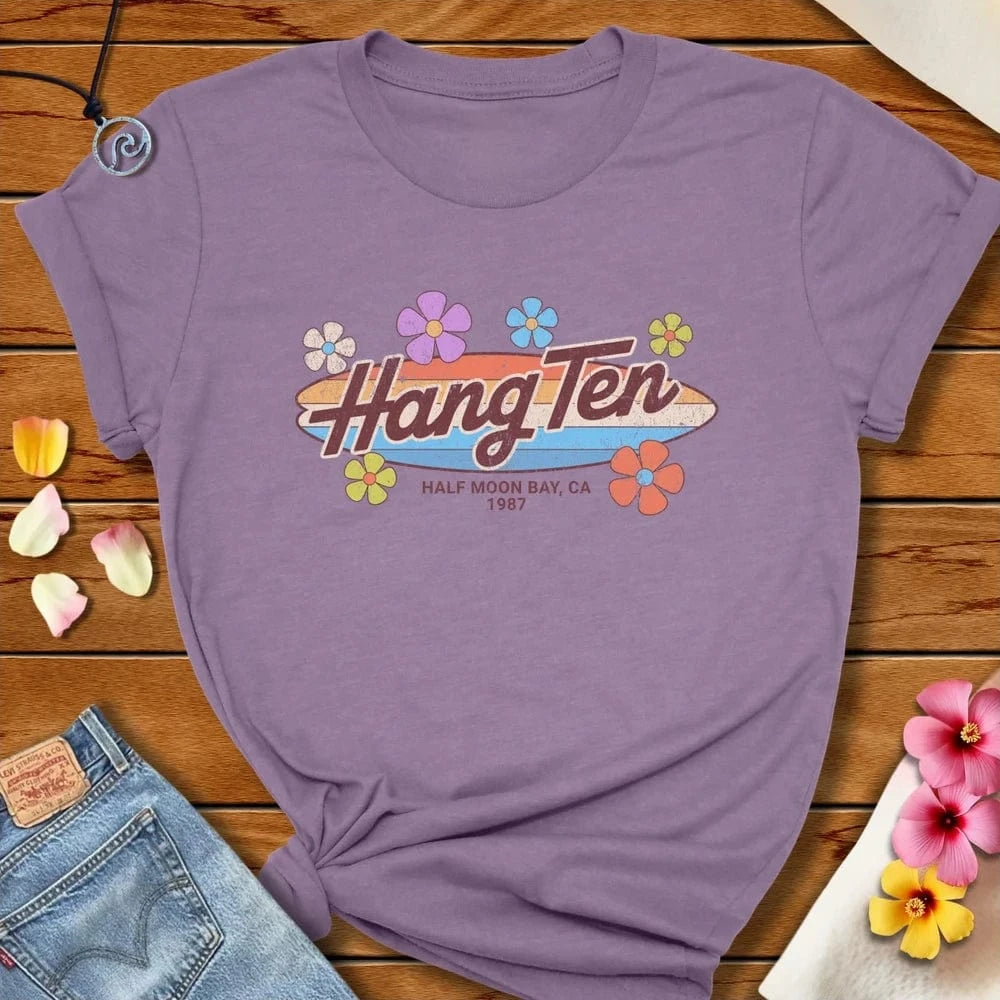 Hang Ten Hmb Tee Heather Purple by Salty By Choice™ We love the beach ocean and anything around water.