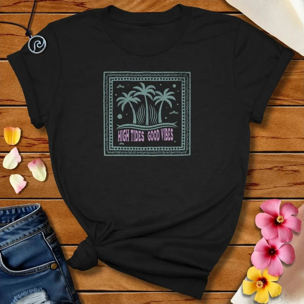 High Tides Tee Black Heather by Salty By Choice® We love the beach ocean and anything around water.