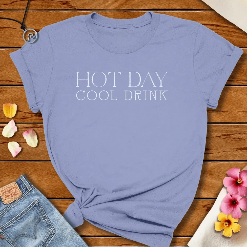 Hot Day Tee Lavender Blue by Salty By Choice® We love the beach ocean and anything around water.