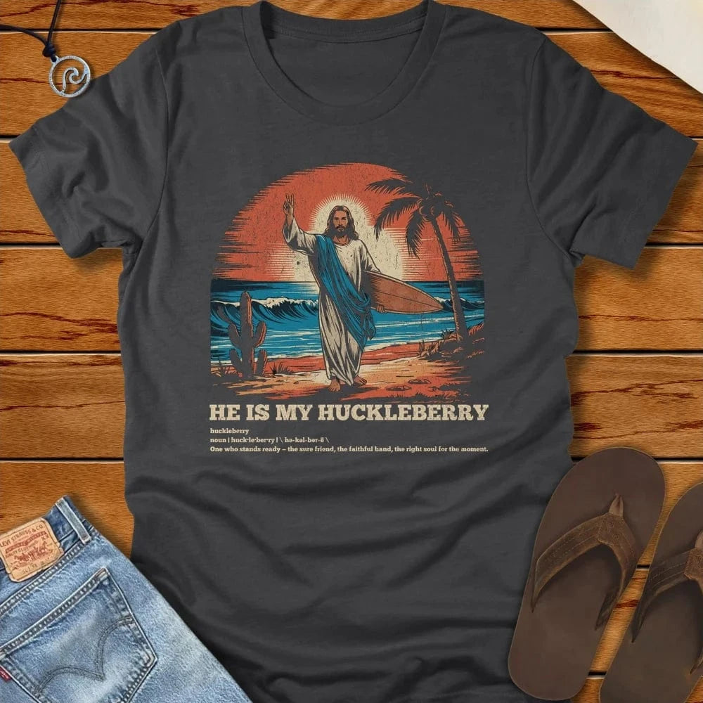 Huckleberry Tee Dark Grey Heather by Salty By Choice® We love the beach ocean and anything around water.