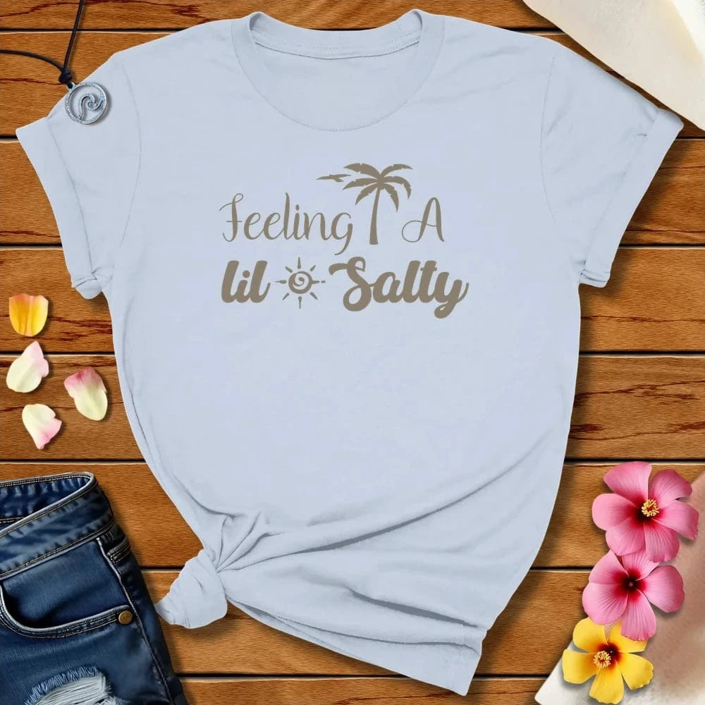 Lil Salty Tee Light Blue by Salty By Choice® We love the beach ocean and anything around water.