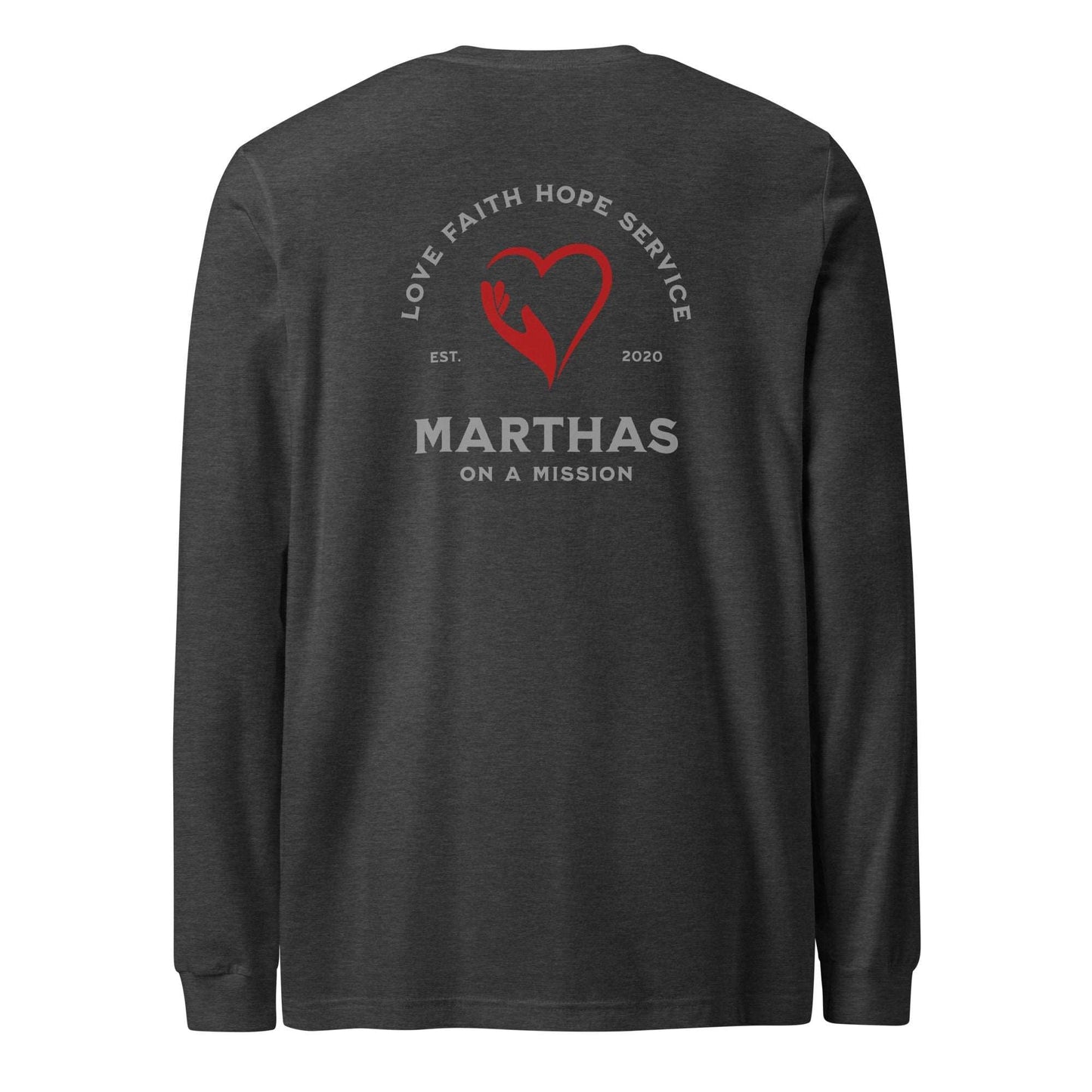 Martha's on a Mission Two Sided Unisex Long Sleeve Tee by Salty By Choice™ We love the ocean and Christian apparel
