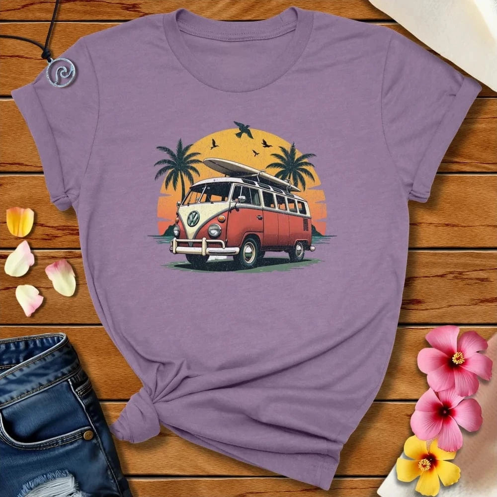 More Beach Tee Heather Purple by Salty By Choice® We love the beach ocean and anything around water.
