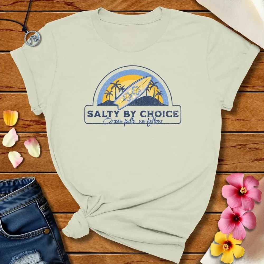 Ocean Pulls Tee Citron by Salty By Choice® We love the beach ocean and anything around water.