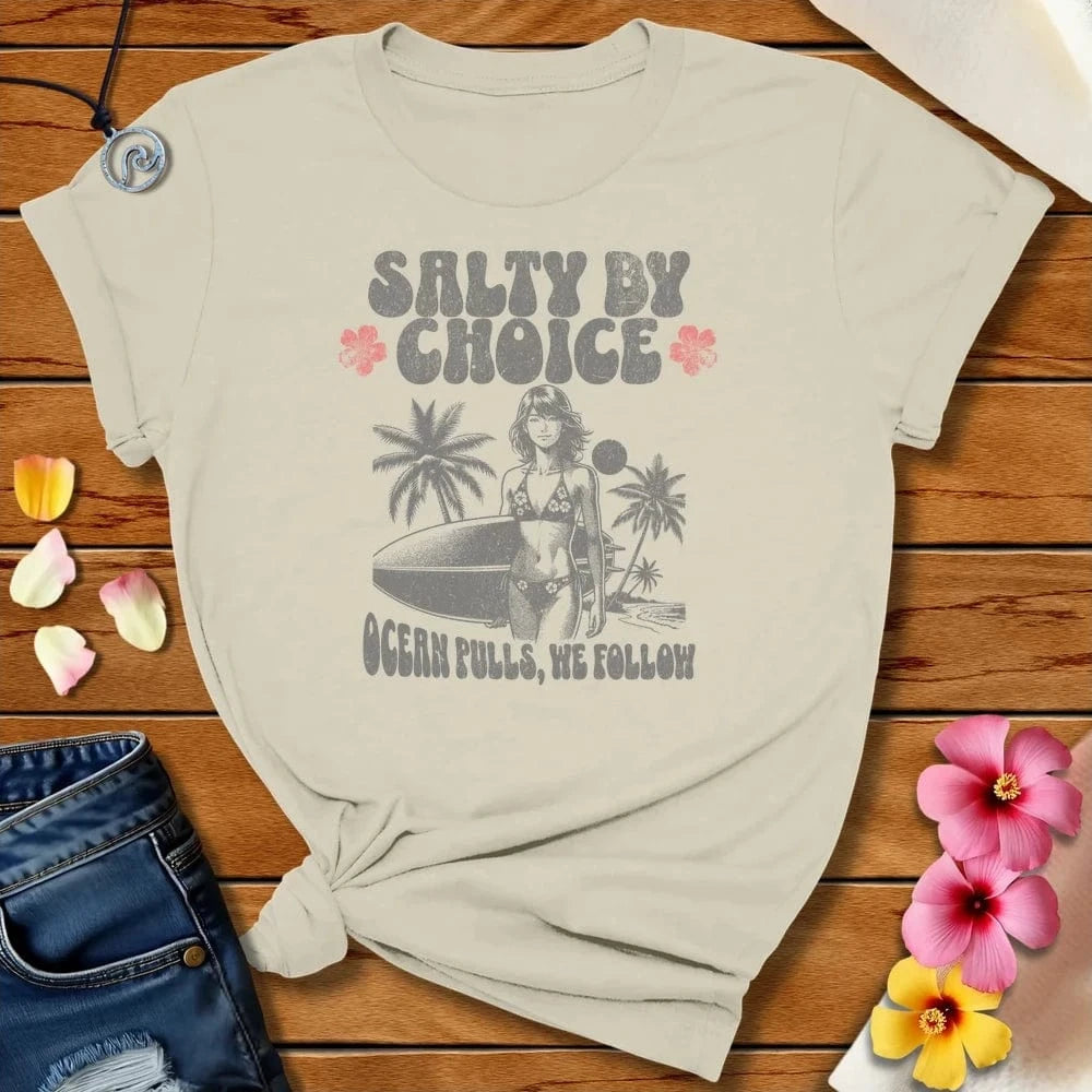 We Follow Tee Natural by Salty By Choice® We love the beach ocean and anything around water.