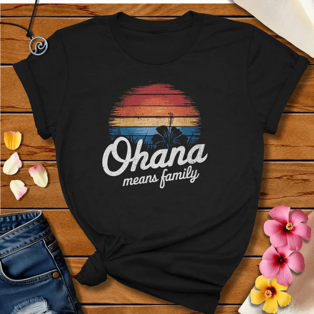 Ohana Tee Black Heather by Salty By Choice™ We love the beach ocean and anything around water.