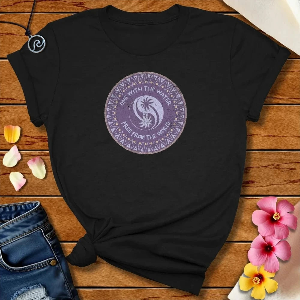 One With The Water Tee Black by Salty By Choice® We love the beach ocean and anything around water.