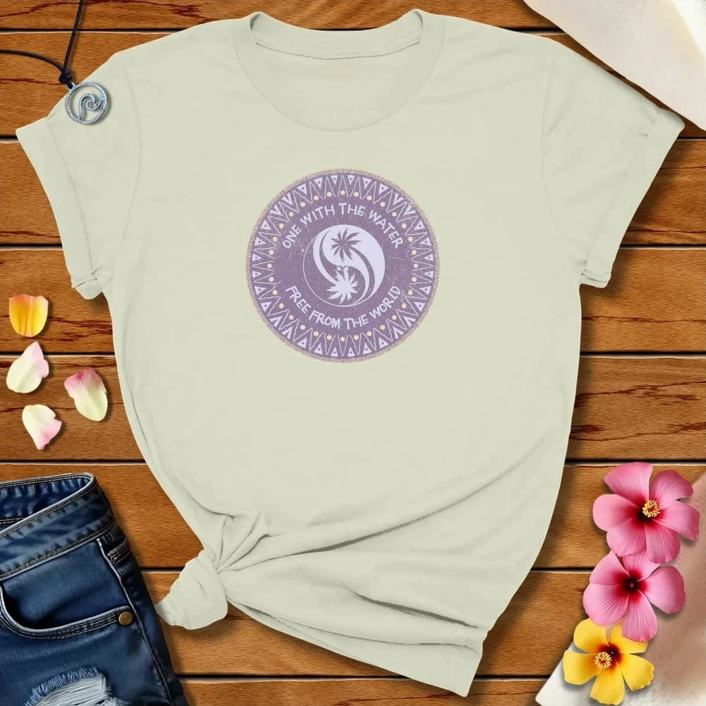 One With The Water Tee Citron by Salty By Choice® We love the beach ocean and anything around water.