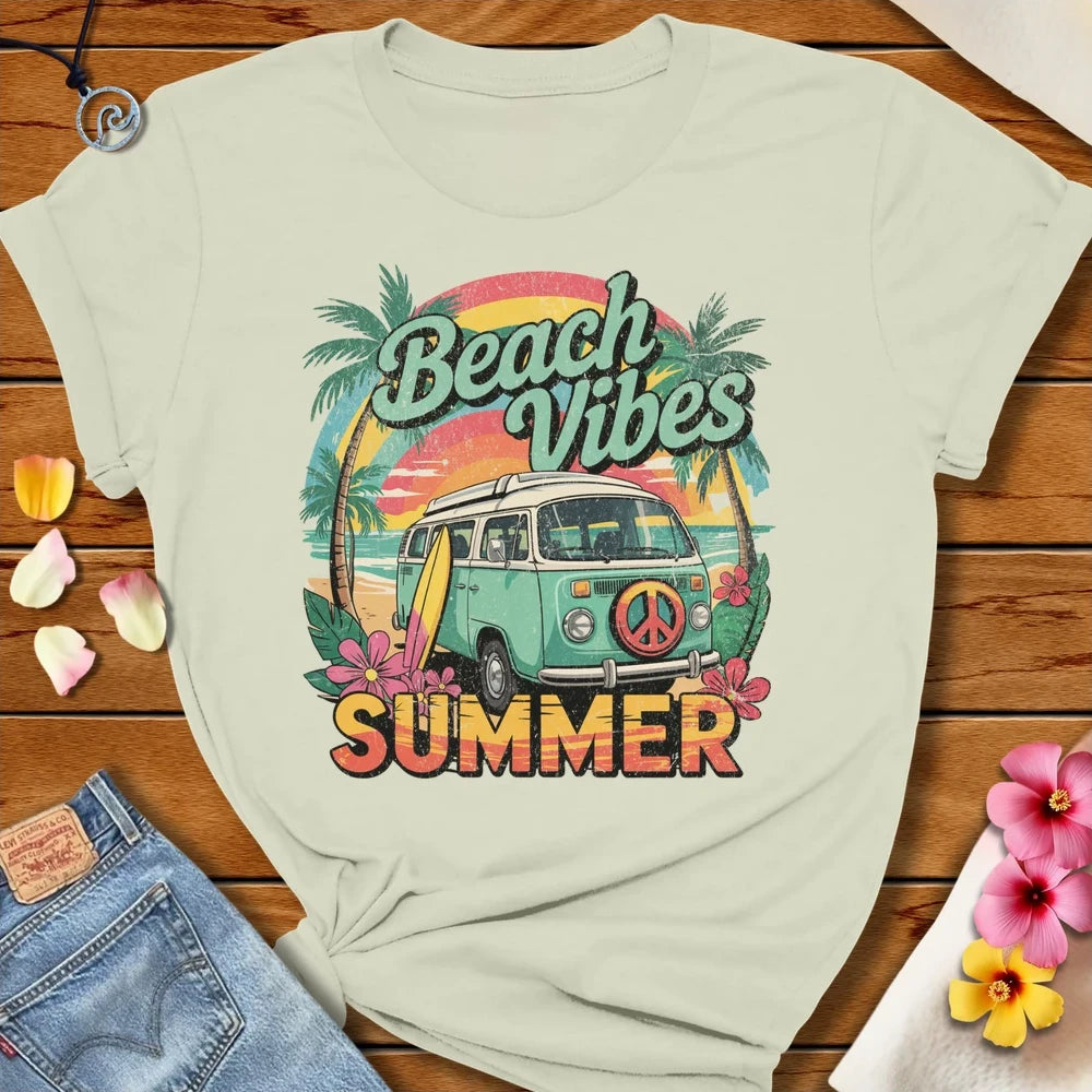 Peace Bus Tee Citron by Salty By Choice® We love the beach ocean and anything around water.