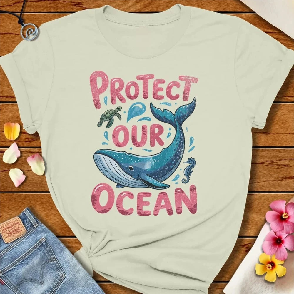 Protect Our Ocean Tee Citron by Salty By Choice™ We love the beach ocean and anything around water.