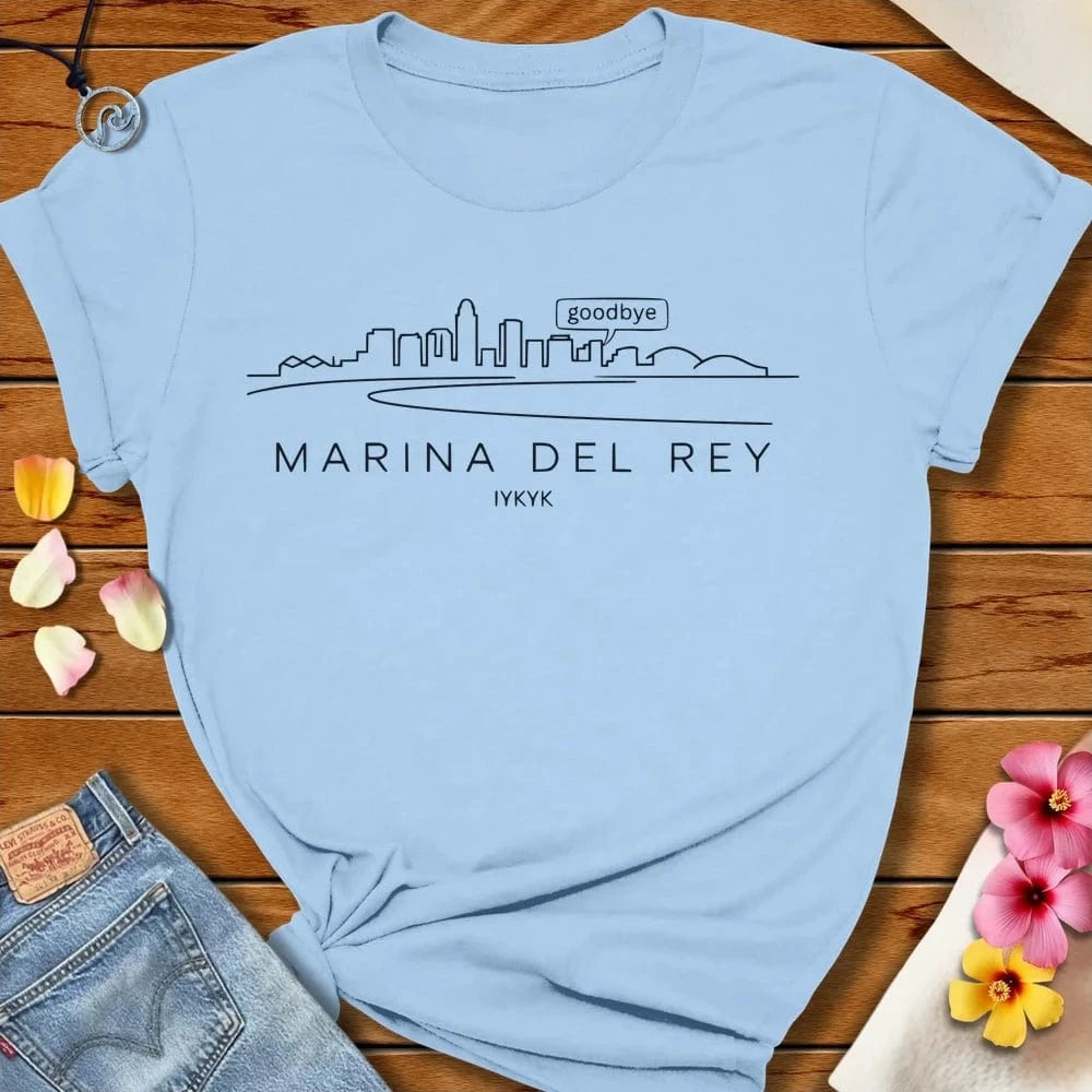 Said Goodbye Tee Baby Blue by Salty By Choice™ We love the beach ocean and anything around water.