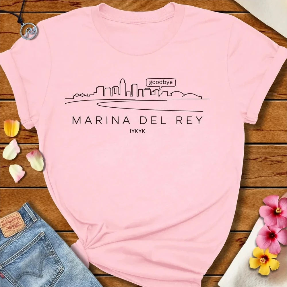 Said Goodbye Tee Soft Pink by Salty By Choice™ We love the beach ocean and anything around water.