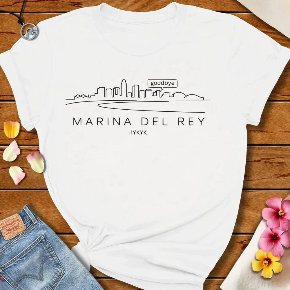 Said Goodbye Tee White by Salty By Choice™ We love the beach ocean and anything around water.