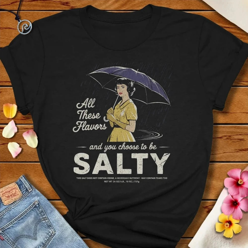 Salt Box Tee Black by Salty By Choice® We love the beach ocean and anything around water.