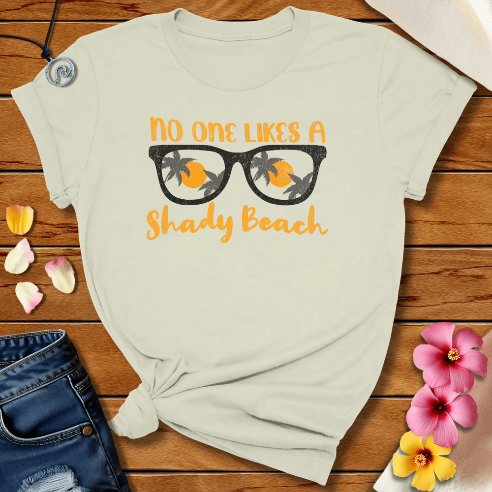 Shady Beach Tee Citron by Salty By Choice® We love the beach ocean and anything around water.