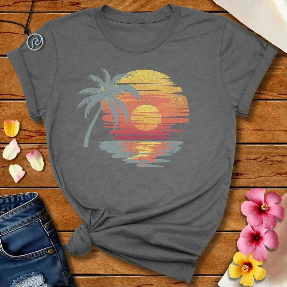 Simple Beach Tee Deep Heather by Salty By Choice™ We love the beach ocean and anything around water.