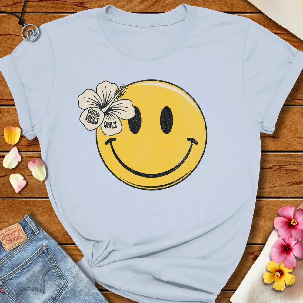 Smile Tee Light Blue by Salty By Choice™ We love the beach ocean and anything around water.