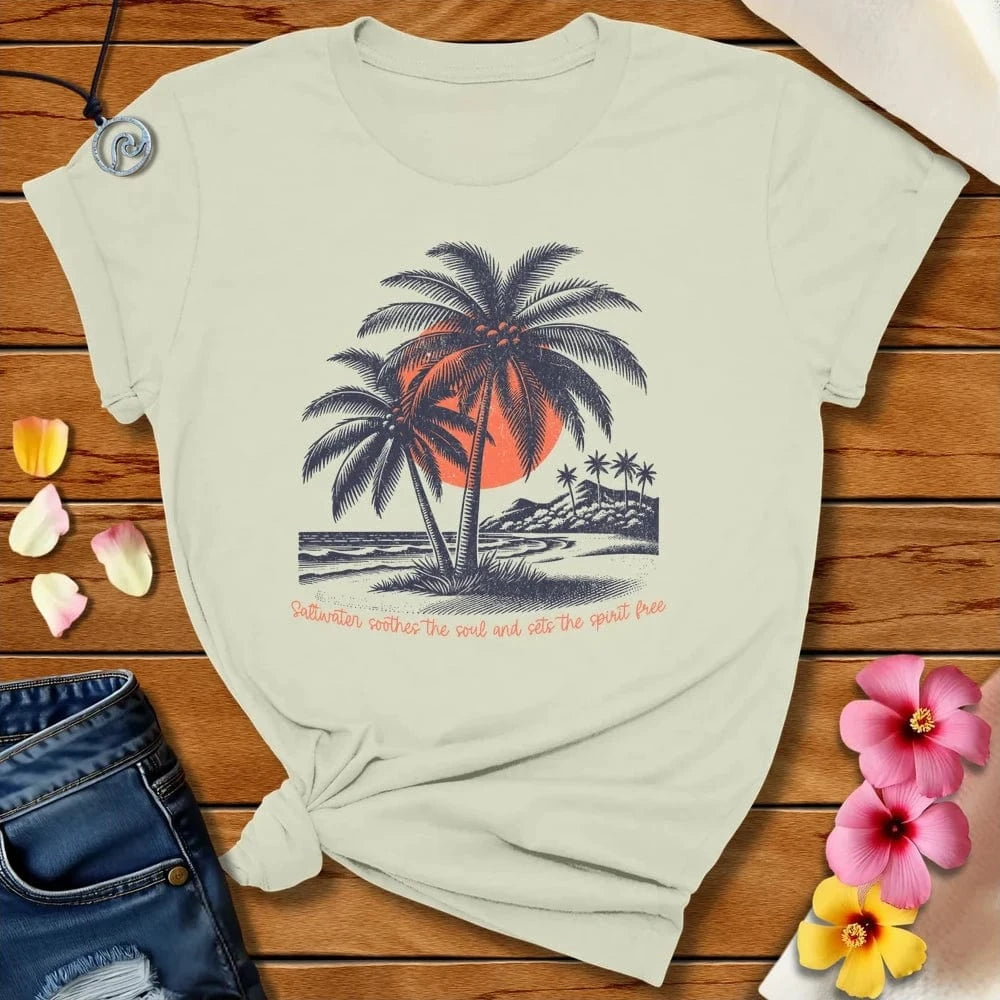 Soothes Tee Citron by Salty By Choice® We love the beach ocean and anything around water.