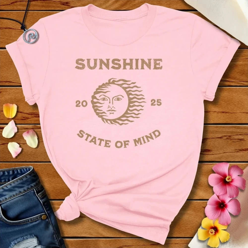 State Of Mind Tee Soft Pink by Salty By Choice® We love the beach ocean and anything around water.