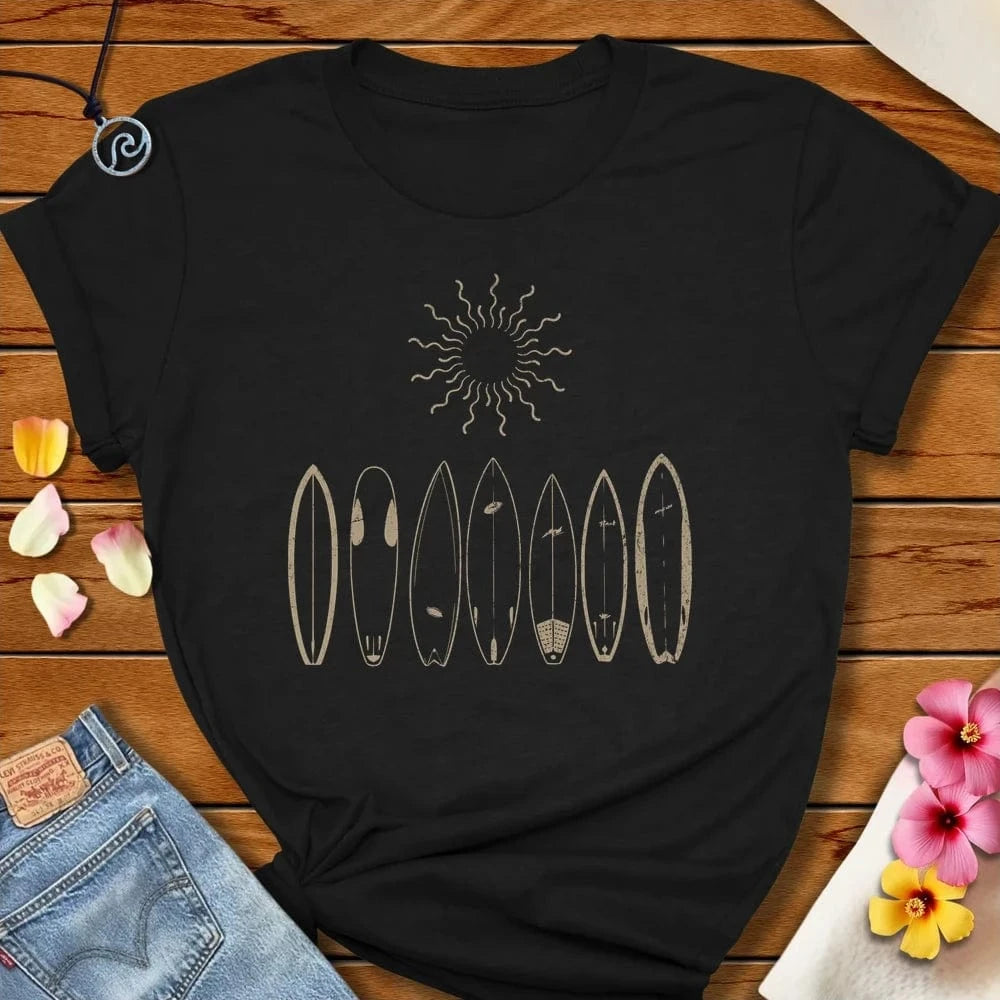 Sun And Surf Tee Black by Salty By Choice™ We love the beach ocean and anything around water.